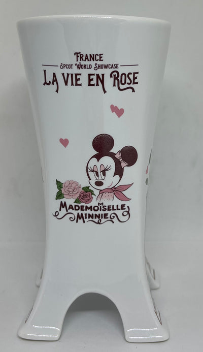 Disney Parks Epcot France Paris La Vie En Rose Mademoiselle Minnie Tall Mug New