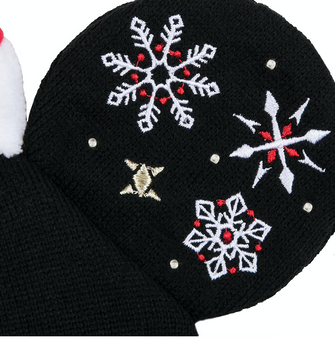 Disney Mickey Mouse Light-Up Holiday Beanie for Adults New with Tag