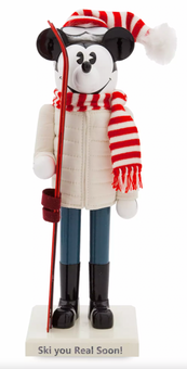 Disney Parks Mickey Mouse Nutcracker Figure Holiday Christmas New with Box