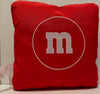 Disney Springs M&M's World Red and Black Mickey Icons Pillow New with Tag