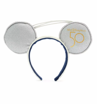 Disney 50th Mickey The Main Attraction Space Mountain Ears Headband Adults New
