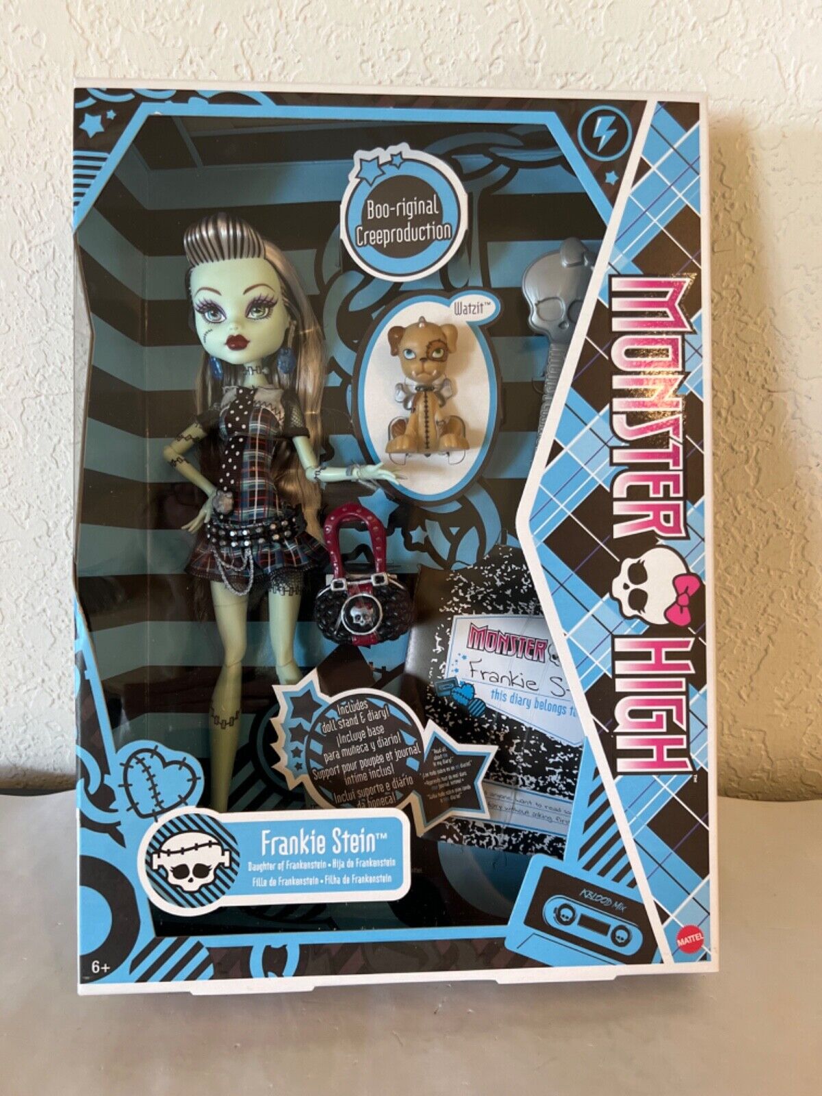 Mattel Monster High 2022 Boo-Riginal Creeproduction Frankie Stein Doll New w Box