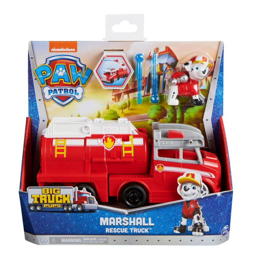 PAW Patrol Big Truck Pups Marshall Transforming Rescue Truck New With Box