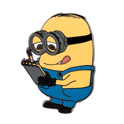 Universal Studios Despicable Me Minion Dave with Notebook Pin New