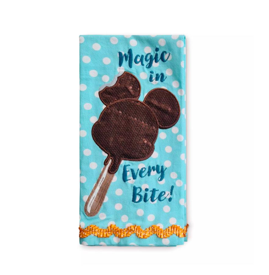 Disney Parks Mickey Ice Cream Bar Kitchen Towel New With Tag