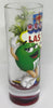 M&M's World Welcome to Fabulous Las Vegas Sign Green Red Tall Shot Glass New