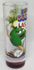 M&M's World Welcome to Fabulous Las Vegas Sign Green Red Tall Shot Glass New
