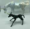 Breyer Horses 2021 Diadem and Alcor Unicorn Mare and Foal Gift Set New with Box