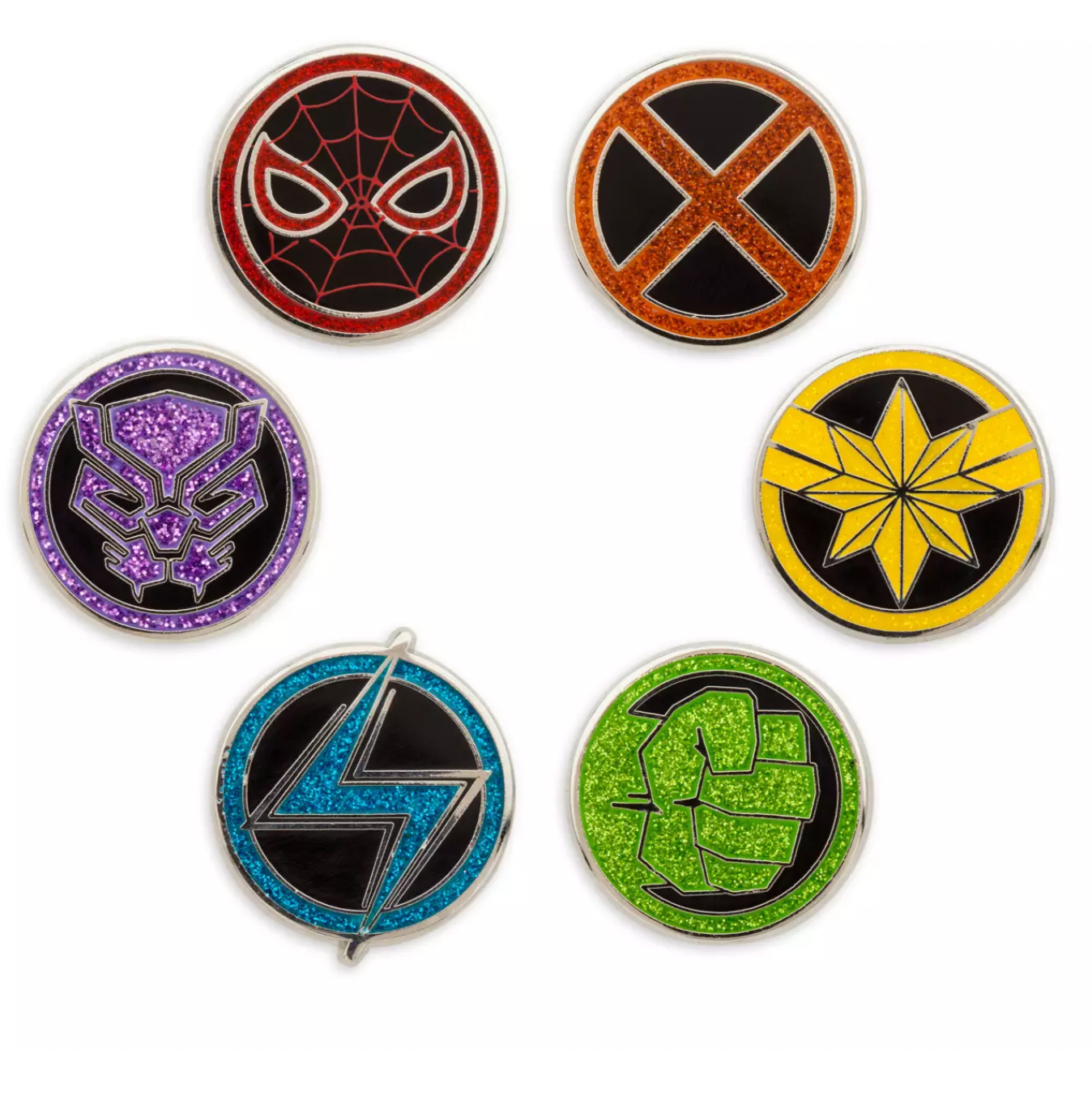 Disney Marvel Pride Collection Icons Pin Set Limited Release New with Card