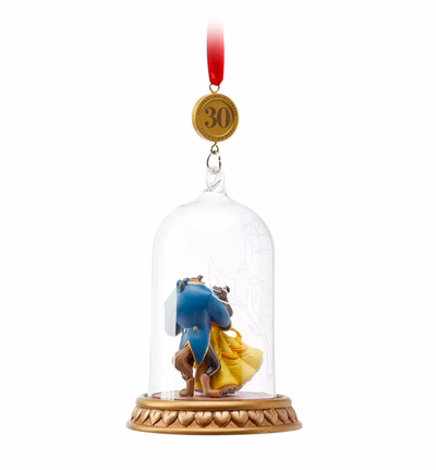 Disney Sketchbook 30th Beauty and the Beast Legacy Christmas Ornament New