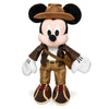 Disney Parks 11" Mickey Mouse As Indiana Jones Plush Toy New With Tag