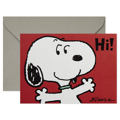 Peanuts Snoopy Assorted Blank Note Cards With Caddy Box of 40 New