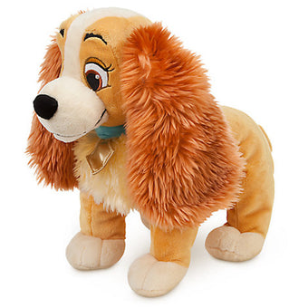 Disney Store Lady Plush Lady and the Tramp Medium 14'' Toy New With Tags