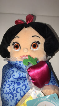 Disney Parks 10in Snow White Baby in Blanket Plush New with Plush