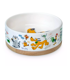 Disney Parks Critter Chaos Collection Pluto Pascal Meeko Flit Percy Pet Bowl New