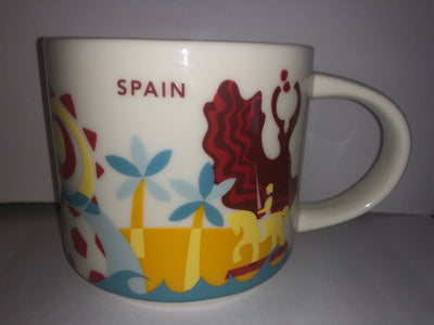 Starbucks You Are Here Collection Spain Ceramic Coffee Mug New with Box