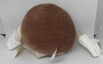 M&M's World Brown Character Big Face Plush New with Tags