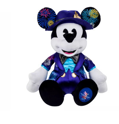 Disney 50th Mickey Attraction Cinderella Castle Fireworks Plush Limited New Tag