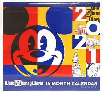 Disney Parks 2021 Walt Disney World 16 Month Wall Calendar New Sealed