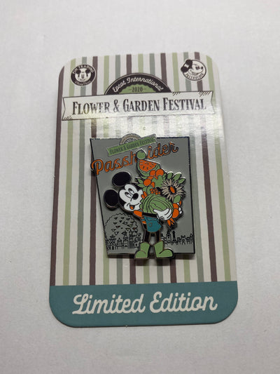 Disney Flower and Garden Festival 2020 Mickey Passholder Pin Limited New w Card