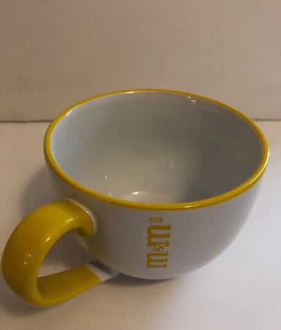 M&M's World Yellow Character Cappuccino Ceramic Mug New