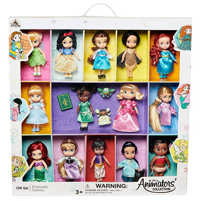 Disney Store Animators' Collection Mini Doll Gift Set 5'' New with Box