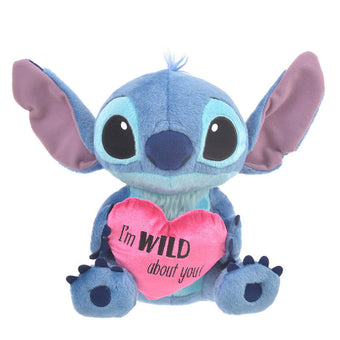 Disney Store Stitch Plush I'm Wild About You! Lilo & Stitch Heartful time New
