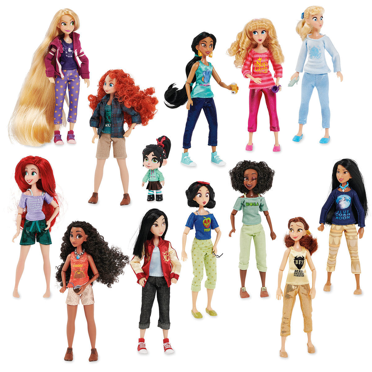 Disney Vanellope with Princesses from Ralph Breaks the Internet Doll Set New Box