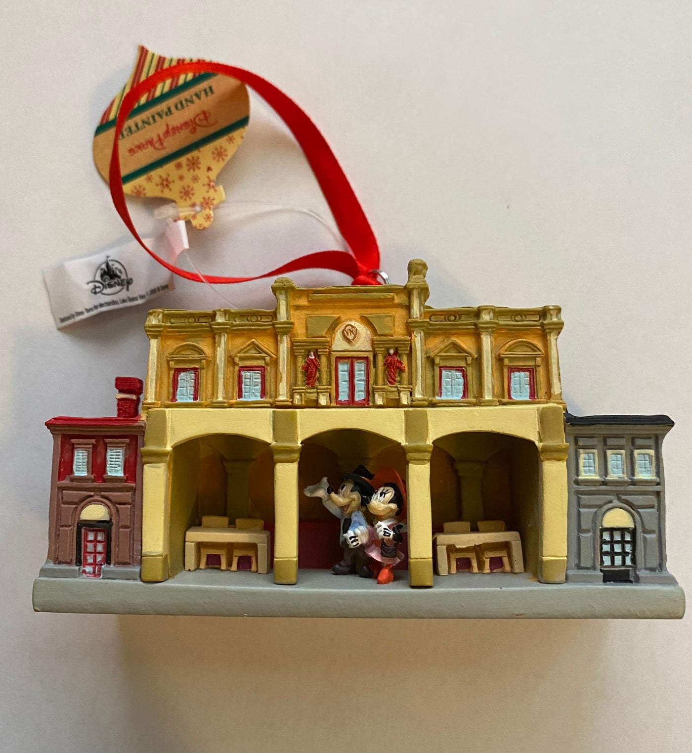 Disney Parks Epcot Italy Mickey and Minnie Via Napoli Christmas Ornament New