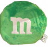 M&M's World Green Pillow M New with Tags