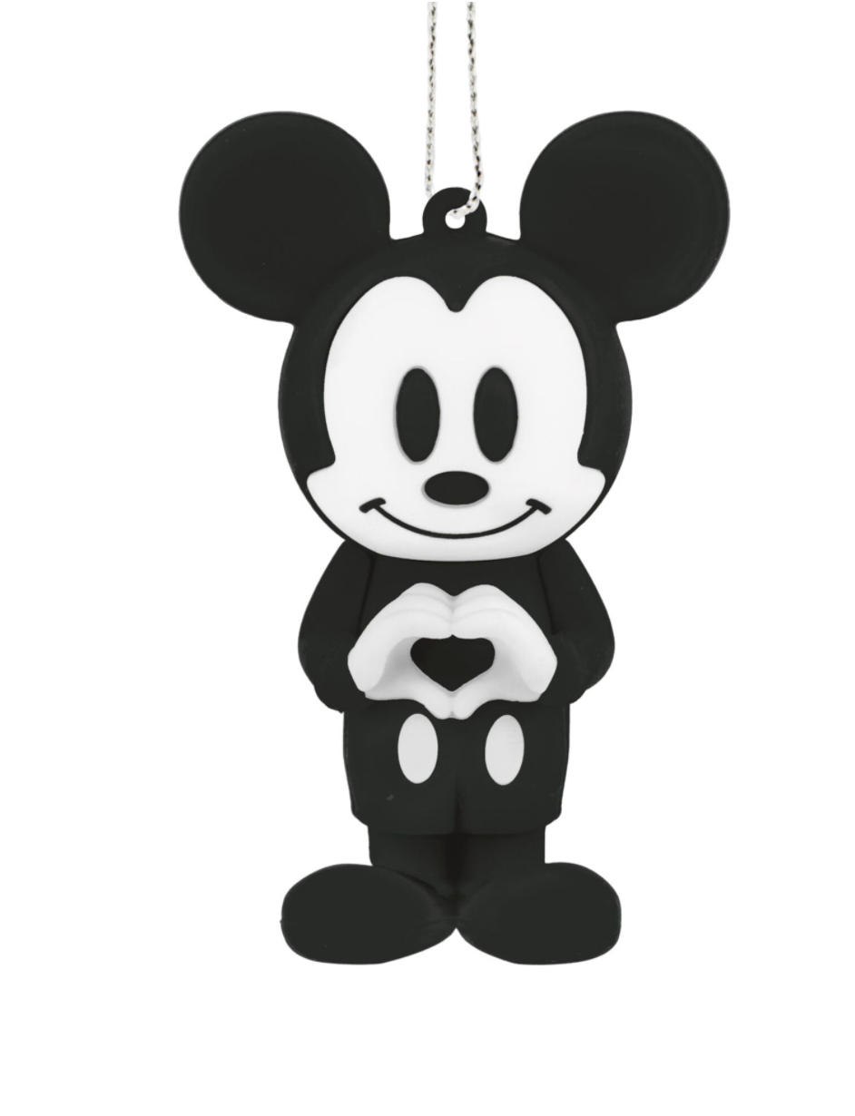 Hallmark Disney Mickey Mouse Heart Ornament Black New with Tag