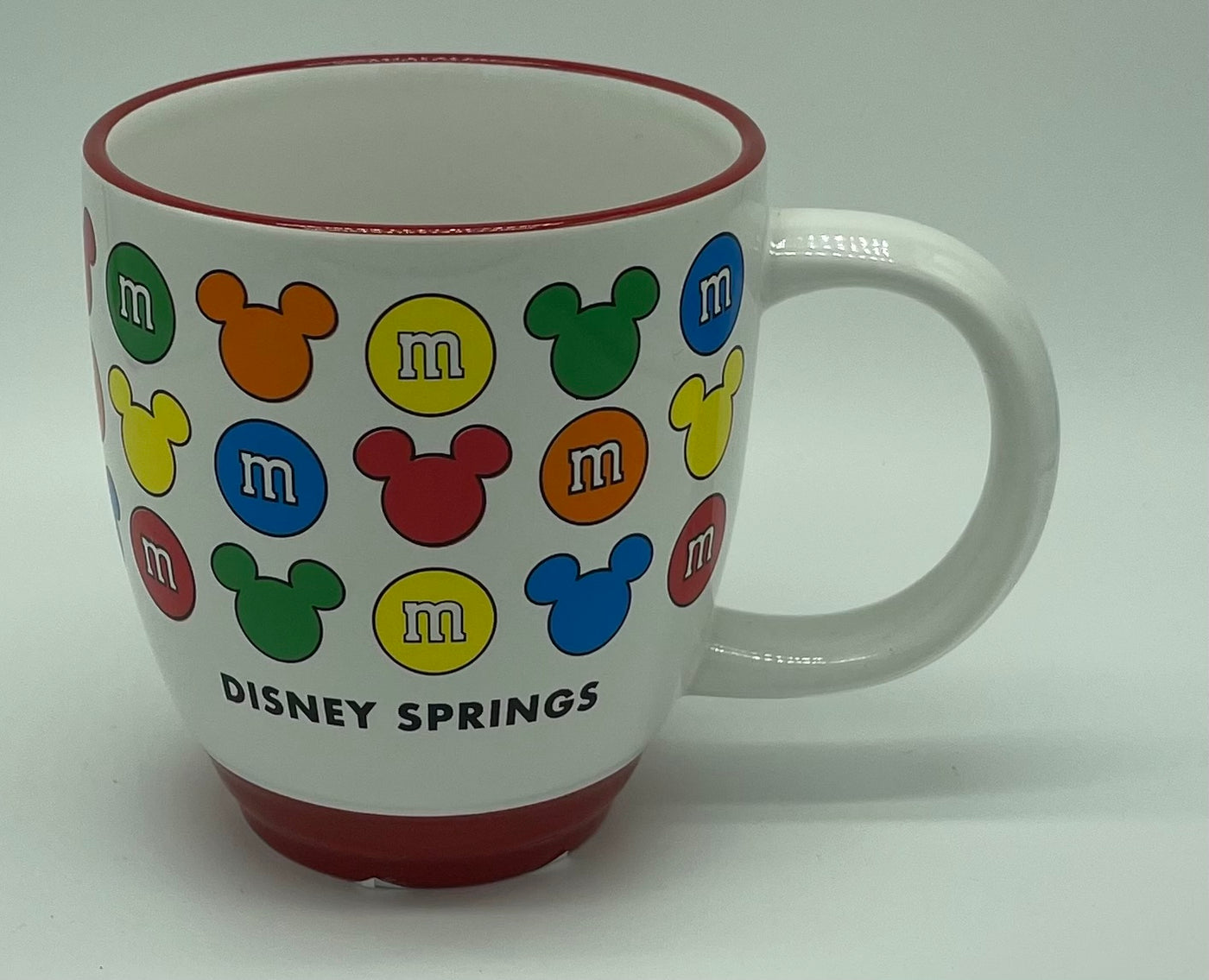 Disney Springs M&M's World Color Mickey Icons Coffee Mug New