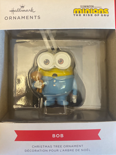 Hallmark 2021 Minions Bob the Minion in Pajamas Christmas Ornament New With Box
