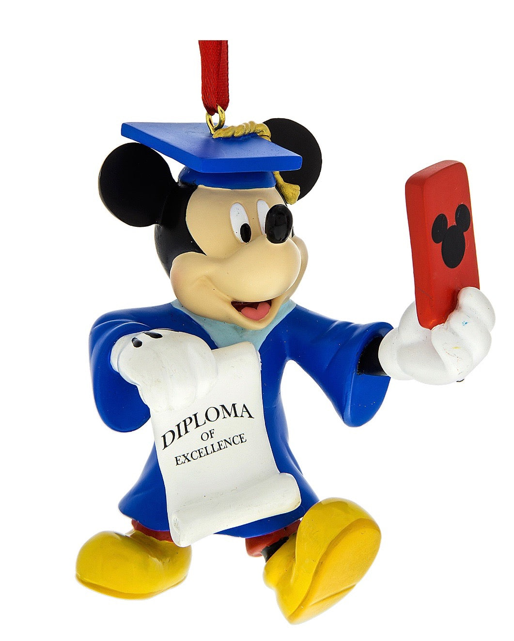 Disney Parks Mickey Selfie Graduation Ornament Diploma New With Tag