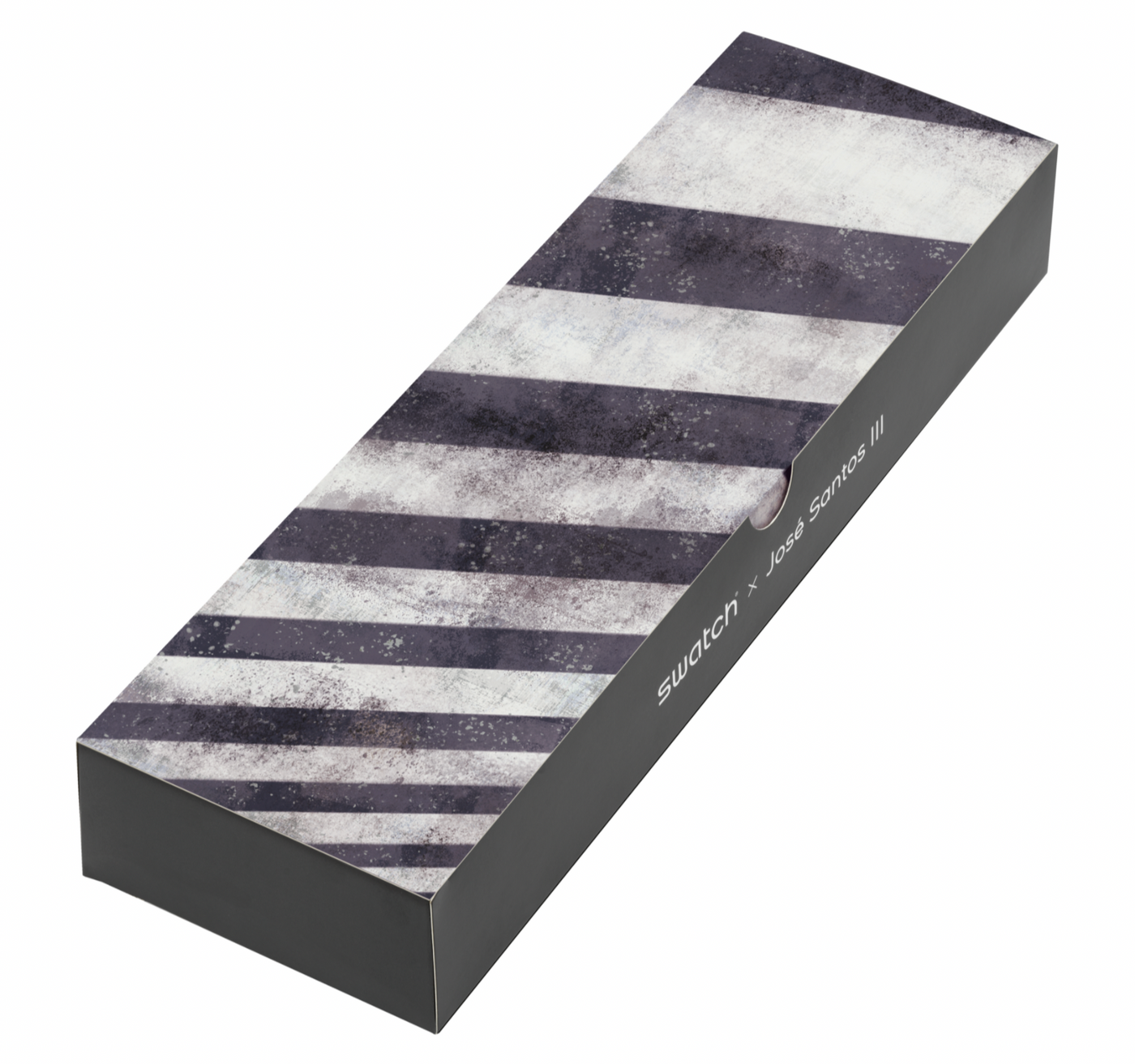 Swatch X Jose' Santos Crossing Over Yellow And Black Lines New with Box