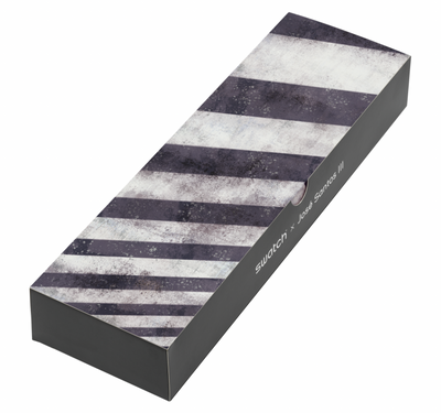 Swatch X Jose' Santos Crossing Over Yellow And Black Lines New with Box