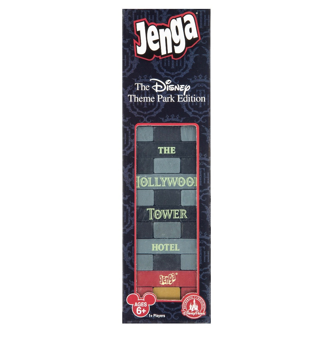 Disney Theme Park Edition Hollywood Tower Hotel Jenga Game New with Box