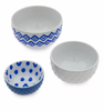 Disney Parks Homestead Blue Mickey Icons Nesting Bowls Set New with Tags