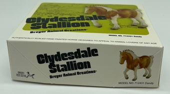 Breyer Horses 2022 Mini Clydesdale Stallion Dandy Vintage Club New with Box
