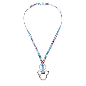 Disney Mickey Mouse Colorful Garden Lanyard by Vera Bradley New