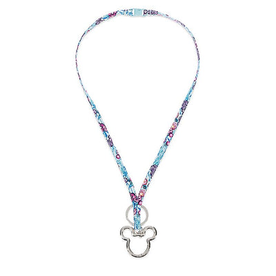 Disney Mickey Mouse Colorful Garden Lanyard by Vera Bradley New