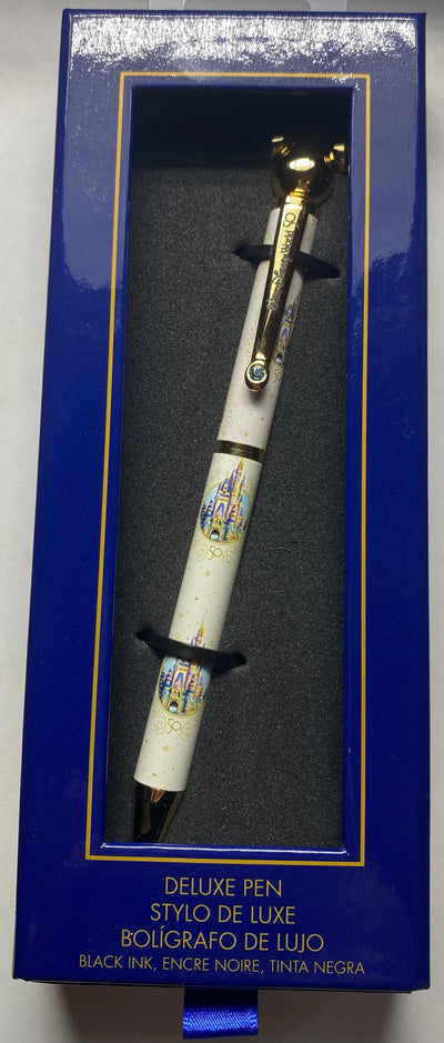 Disney Parks Walt Disney World 50 Anniversary Deluxe Pen Black Ink New with box