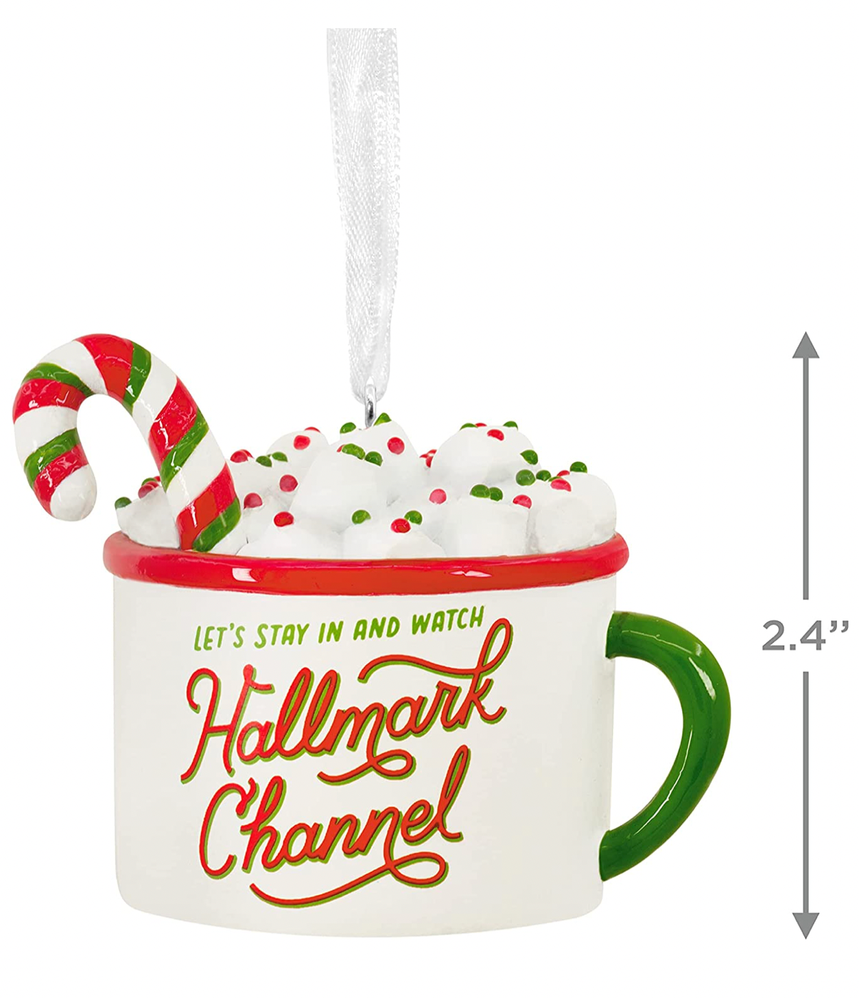 Hallmark Channel Hot Cocoa Mug Christmas Ornament New