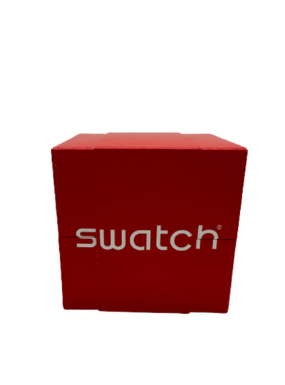 Swatch Big Bold Watch Dark Boreal with Swarovski Crystals New with Box