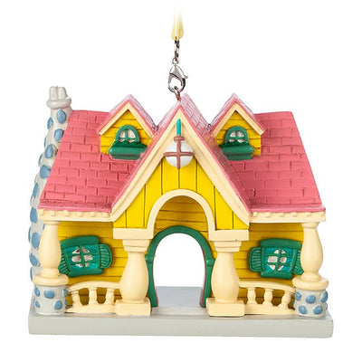 Disney Parks Mickey House Resin Christmas Ornament New with Tag
