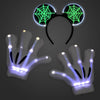 Disney Mickey Light-Up Skeleton Costume Accessory Set for Adults New With Tags