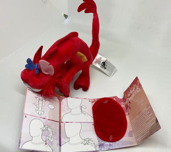 Disney Mulan Mushu Mini Magnetic Shoulder PlushNew with Tags
