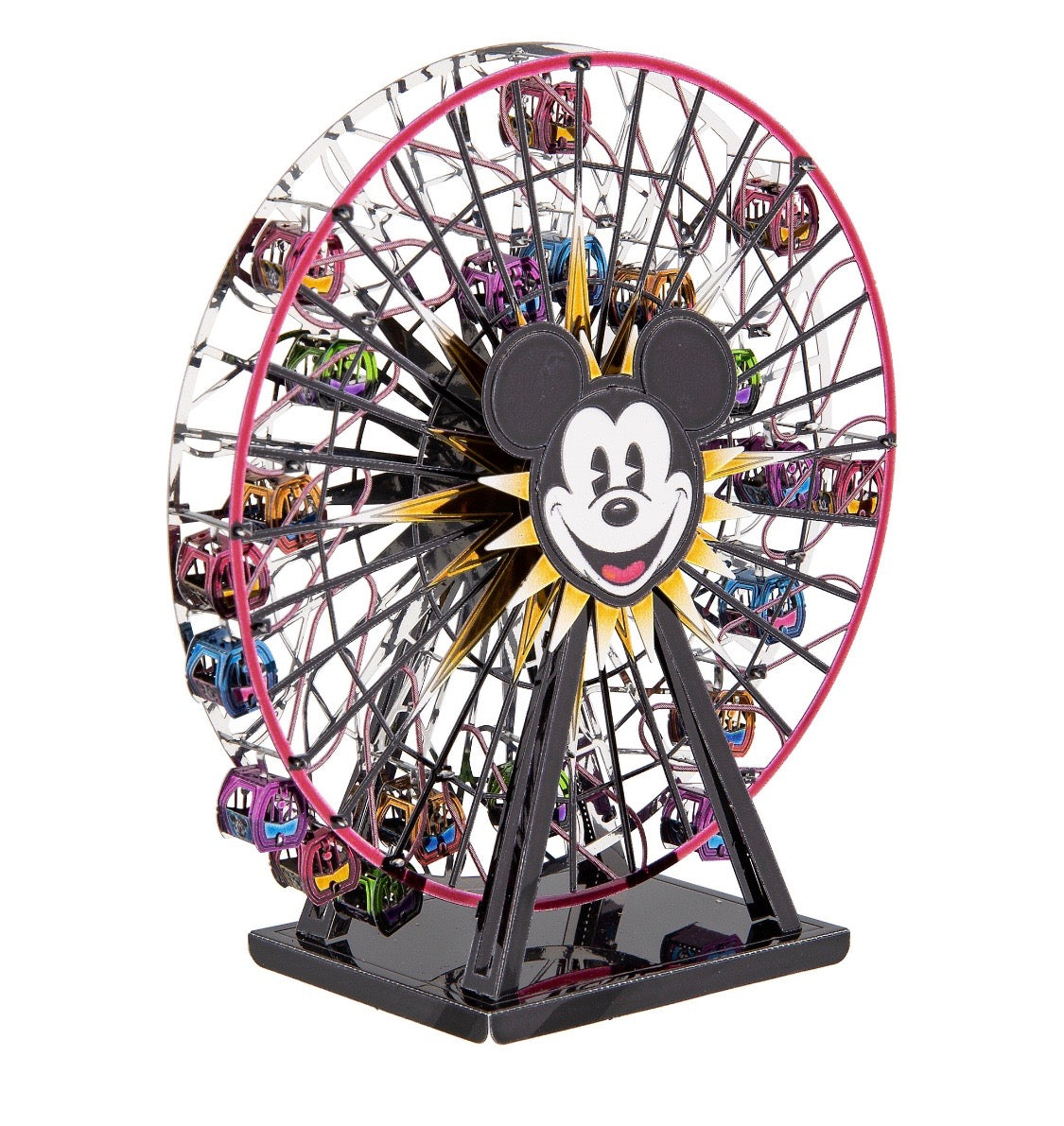 Disney Parks Mickey's Fun Wheel Colored Metal Earth Model Kit 3D New