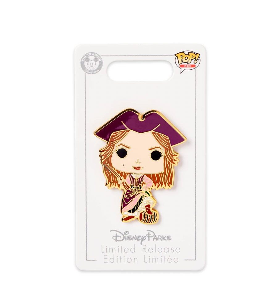 Disney Parks Pirates of the Caribbean Redd Funko Pop! Limited Pin New with Card