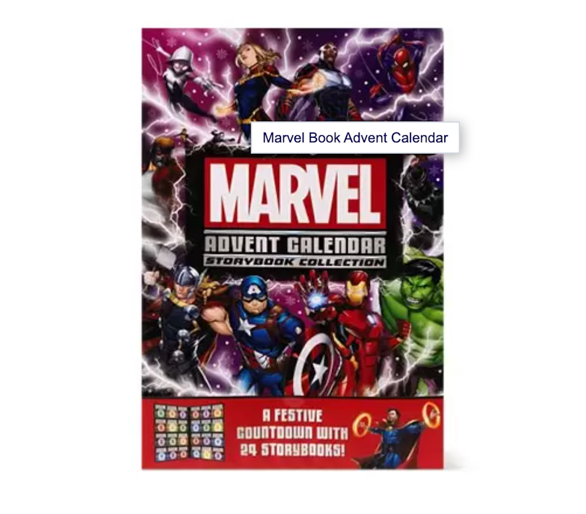 Disney Marvel Collection Christmas Advent Calendar with 24 Storybooks New